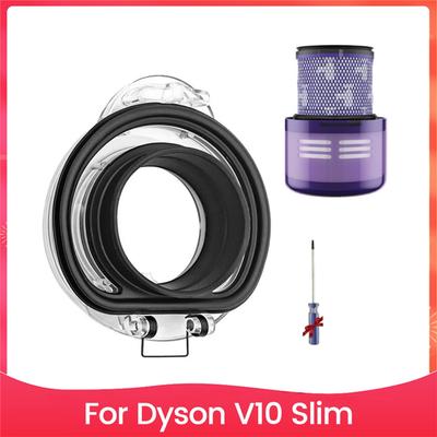 A65T-Staubbehälterdeckel mit Filtersatz Fordyson V10 Digital Slim Staubsaugeraufsätze Staubbehälterabdeckung mit Dichtungsring
