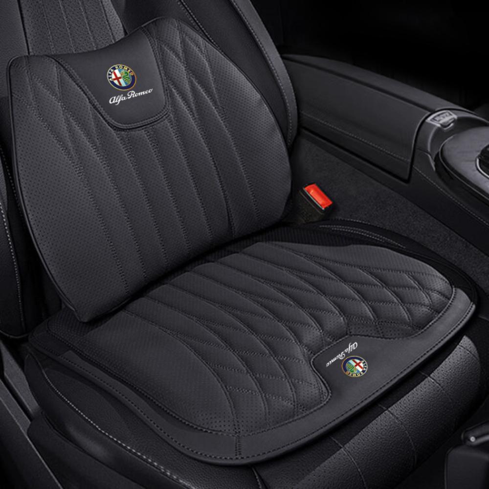 Car Stickers For Alfa Romeo 1Pcs Car Seat Cushion Protect Lumbar Support Mat Accessories For Alfa Romeo Giulietta GT 159 147 156