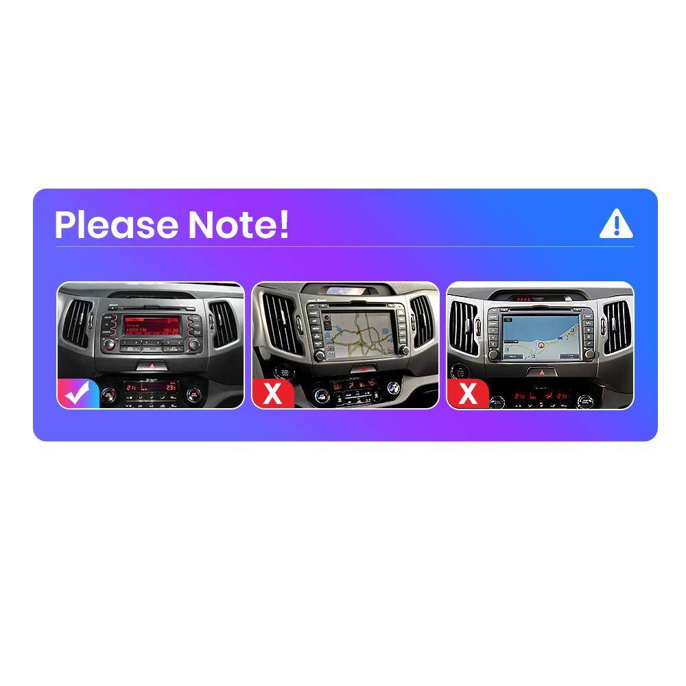 9 Zoll Android Autoradio Carplay Für KIA Sportage 3 2010-2016 Multimedia Video Player GPS Navigation WIFI 2 + 32GB