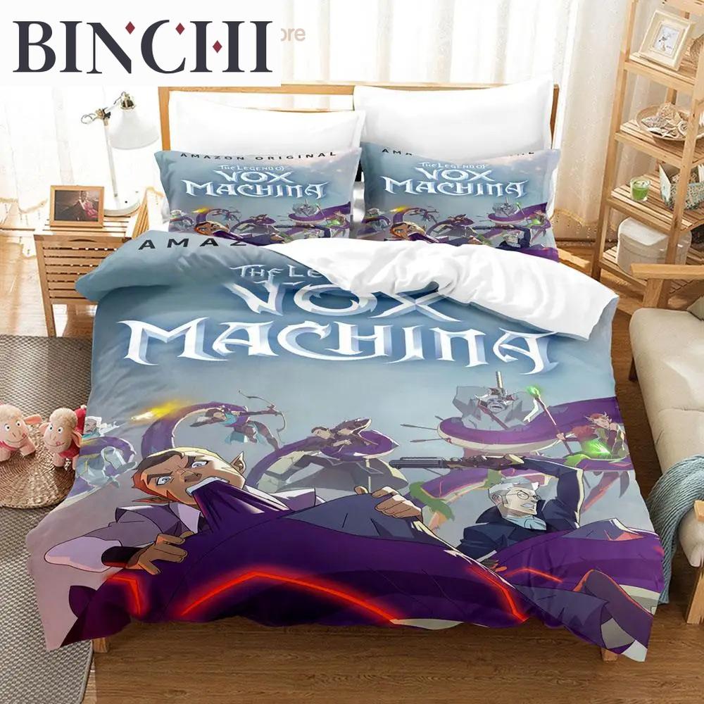 Nuova leggenda di Vox Machina gioco Set Biancheria da Letto Singolo Twin Full Queen King Size Set Letto Camera da Letto Bambini Adulti Set Copripiumino Anime