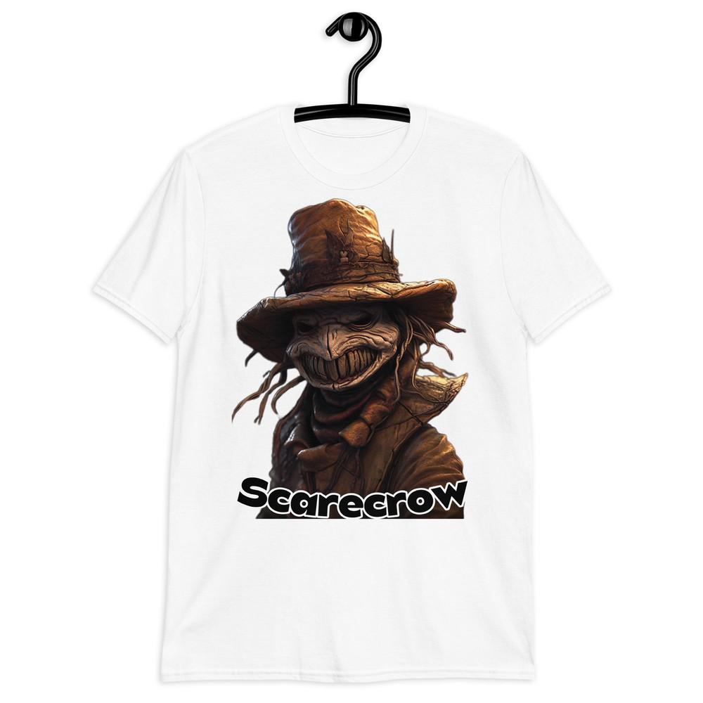 

Spooky Scarecrow Halloween Tee - Hauntingly Stylish Shirt for Horror Fans! XL