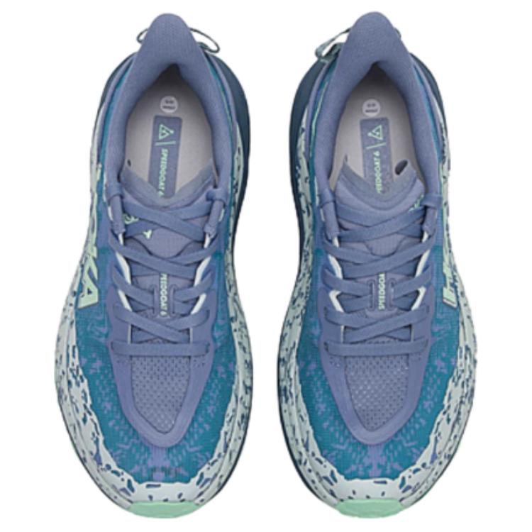 HOKA  Speedgoat 6 Wide Moonlight Thunder Cloud Women Sneakers Blue 1147832-MNLG