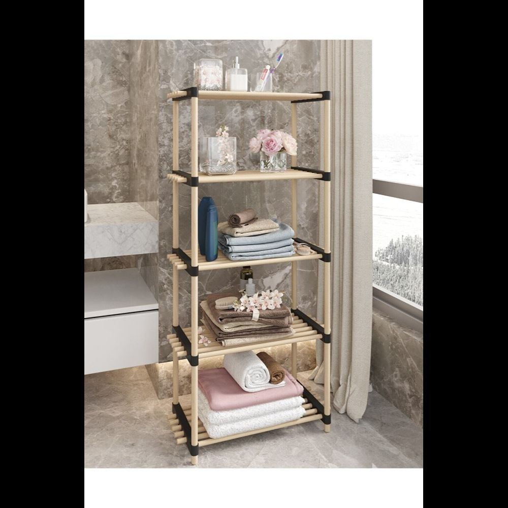 

Модульная деревянная полка Multi-Match с 5 полками, безвинтовая сборка из дерева