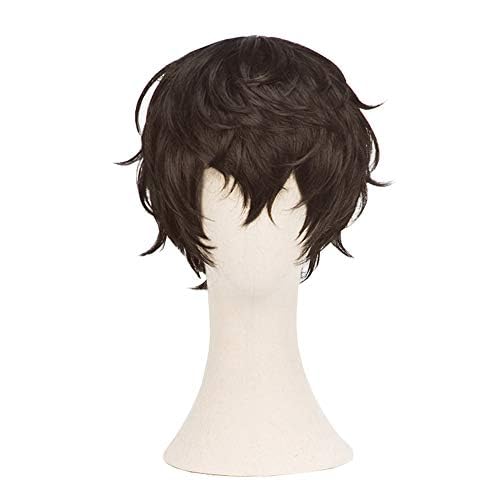 Osamu Dazai Brown Heat-Resistant Cosplay Wig with Net