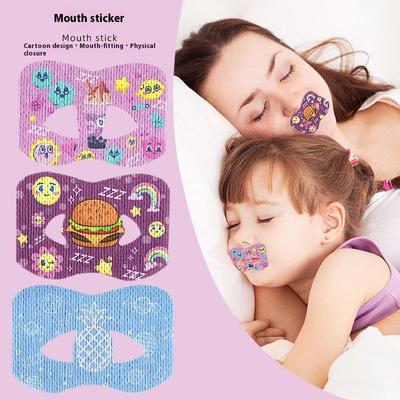 20Pcs Anti Snoring Stop Snoring Mouth Closure Tape Sleep Aid Breathing Correction Health Care Stickers Mouth Ease Sleep Tape