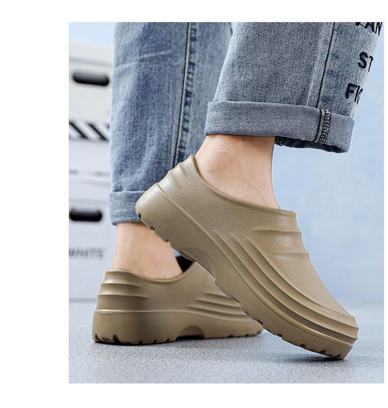 Waterproof Non-slip Chef Shoes - Lightweight, Thick Sole for Hotel & Restaurant Work.