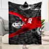 Football Player Celebration Blanket Durable Comfort Great for Office Chair Livingroom Office Four Seasons Universal Digital Print
