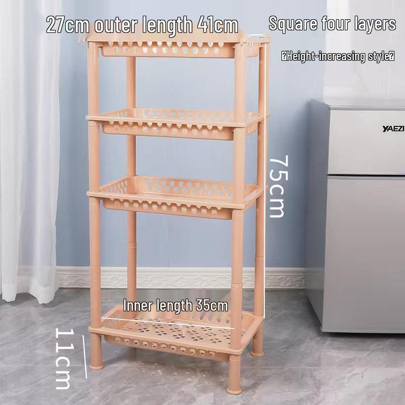 Multi-layer Storage Rack for Kitchen and Bathroom