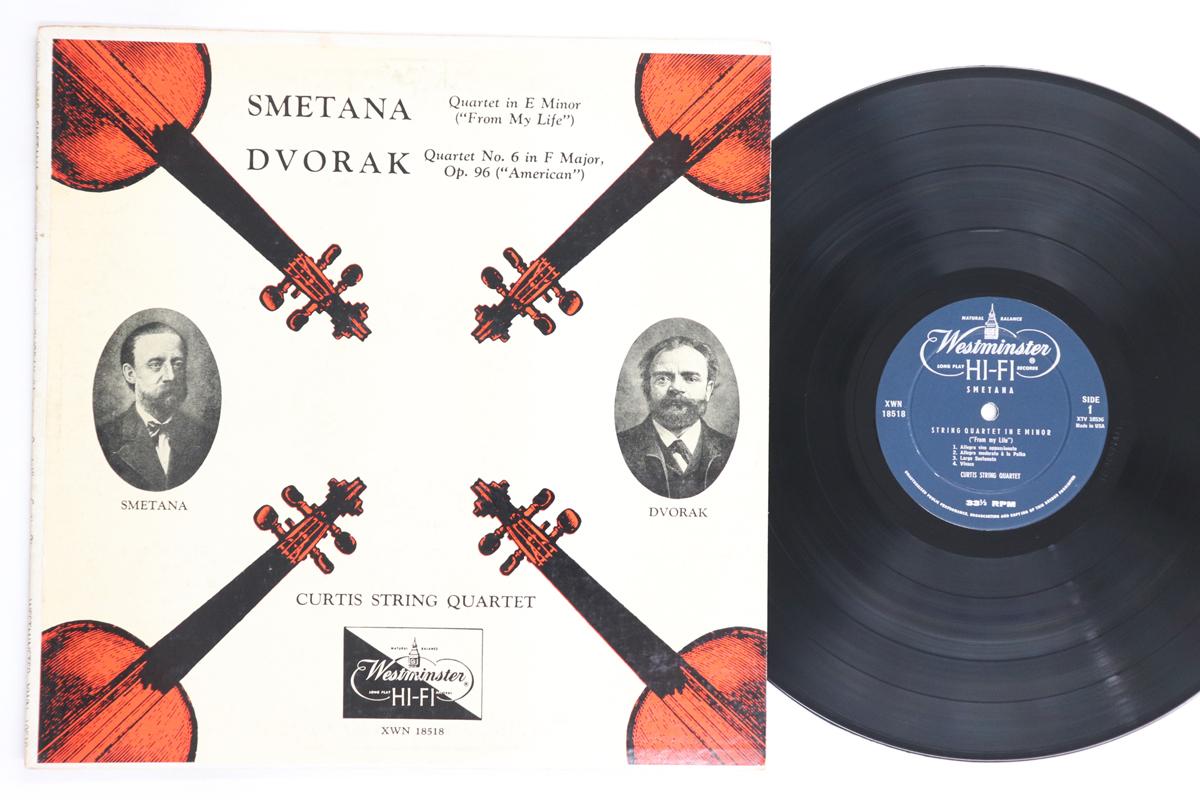 

LP Record CURTIS STRING QUARTET - Smetana Quartet In E Minor From My XWN18518 WESTMINSTER US Classical Used