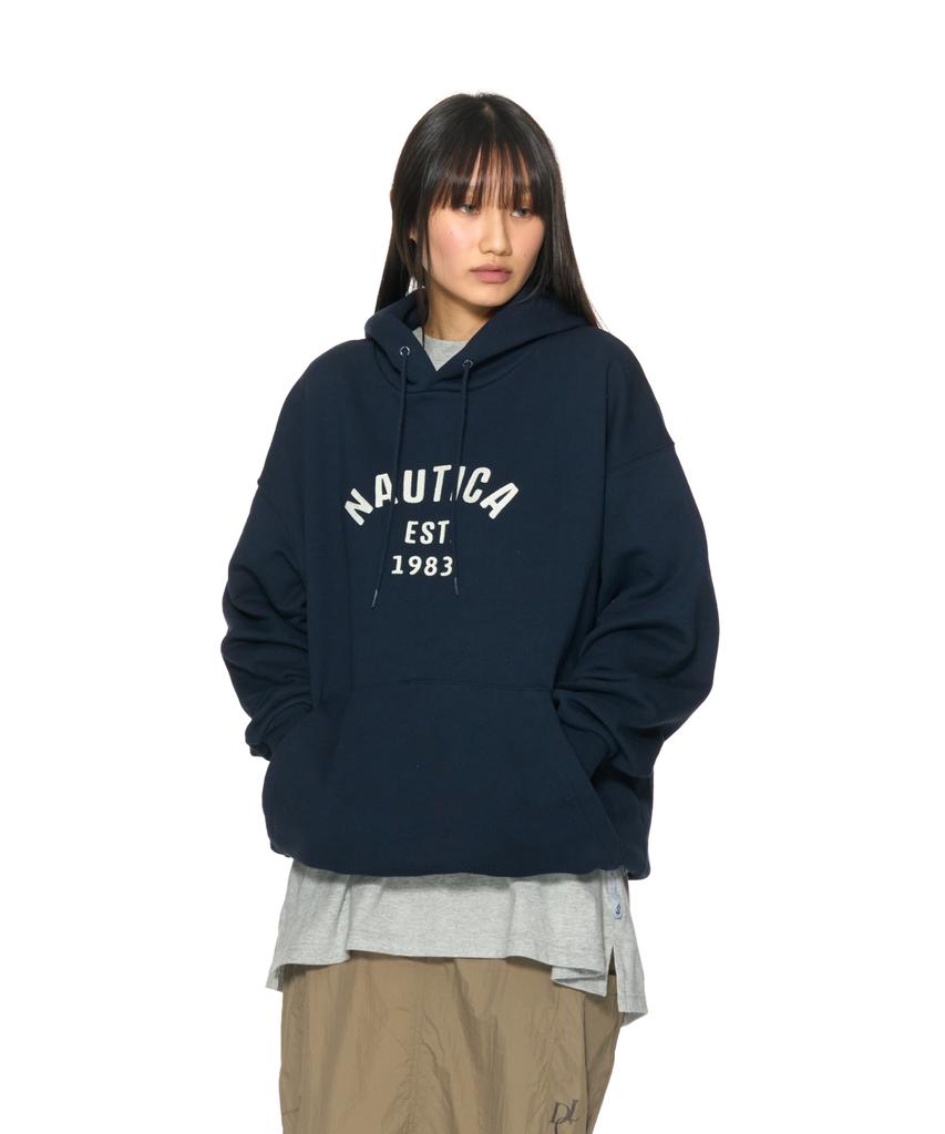 [Jp Line] Felt Arch Logo Hoodie