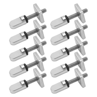 10 Stück 316 Edelstahl Fin Schraube M4x19mm Rostfreie Surfbrettschraube für Longboards Furnier