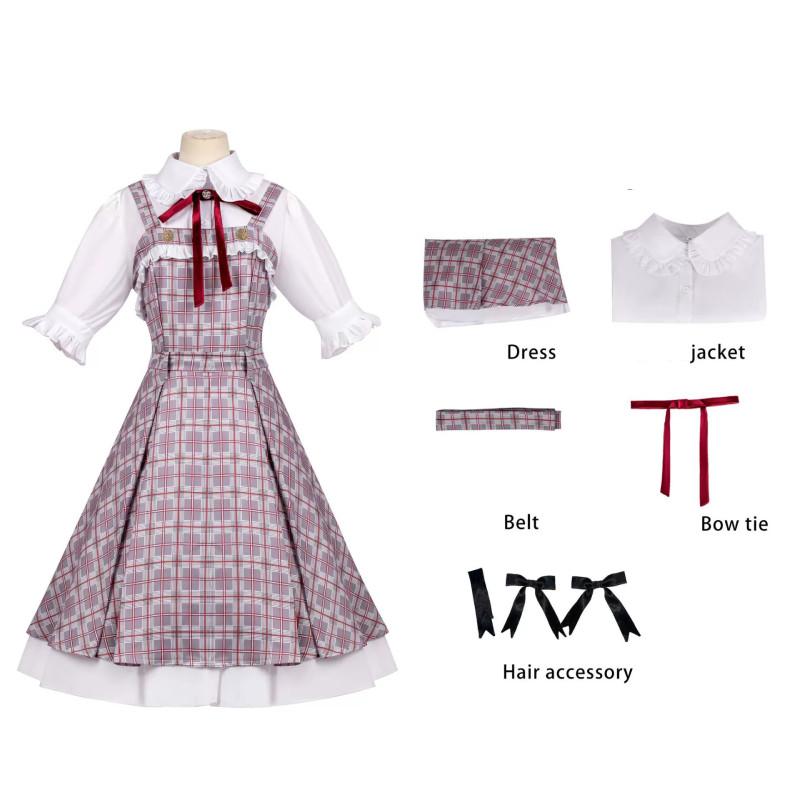 

Манакаши Хондзё Кандзаки Манами Косплей Костюм Платье Хэллоуин Выступление Вечеринка Honjo Manami,S