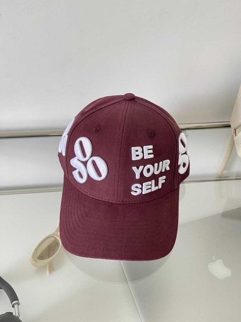 Self Be Your Letter Embroidered Baseball Cap For Men Women With Hat Adjustable