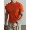 Hengyuanxiang Men's Round Neck Short Sleeve Base Layer T-Shirt