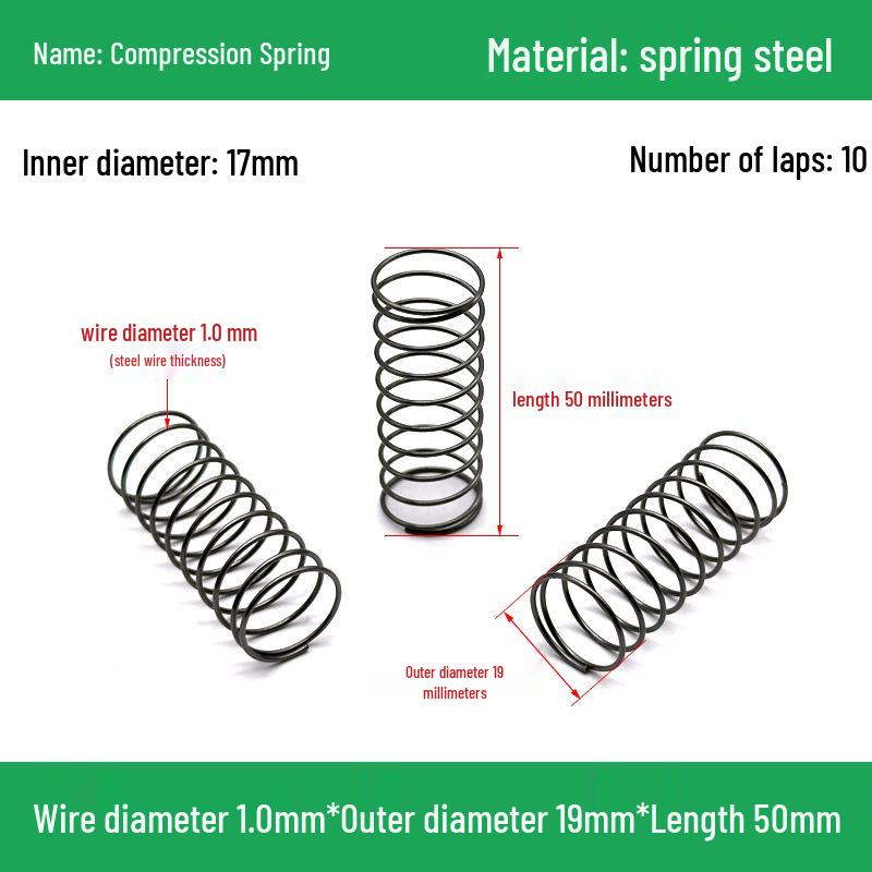 Heavy Duty Y-Type Compression Spring Shock Absorber, 1.0mm Wire Diameter, Outer Diameter 5-20mm.