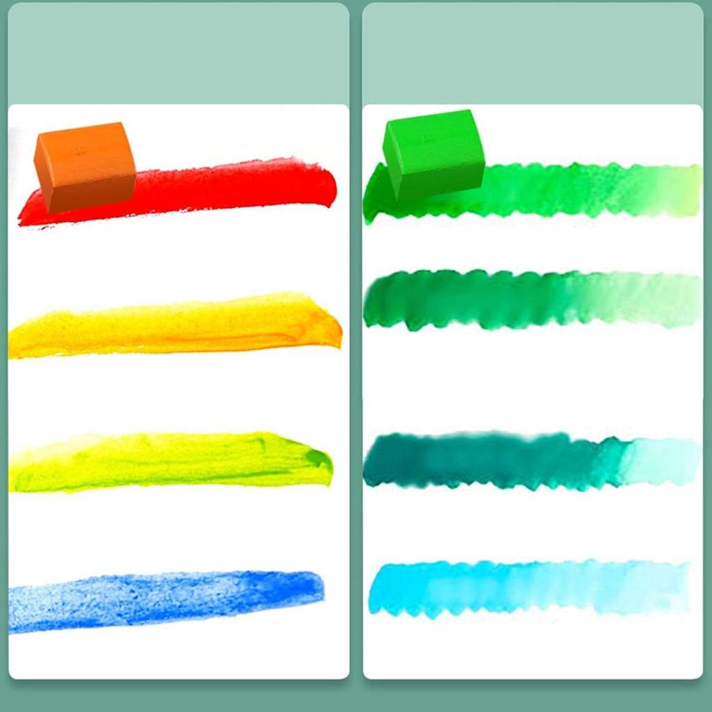 Watercolor Paint Set - Washable Watercolor Paint Set, Drawing Art Supplies With Brushes And Palette | Portable Travel Water Color Kit