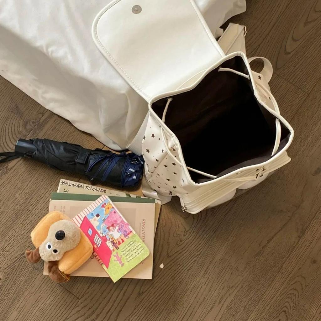 New Original Preppy Style Sweet Ulzzang Ita Bag Cute Star Women'S Backpack Dolls Bag Lightweight Comic Show Concert Backpack