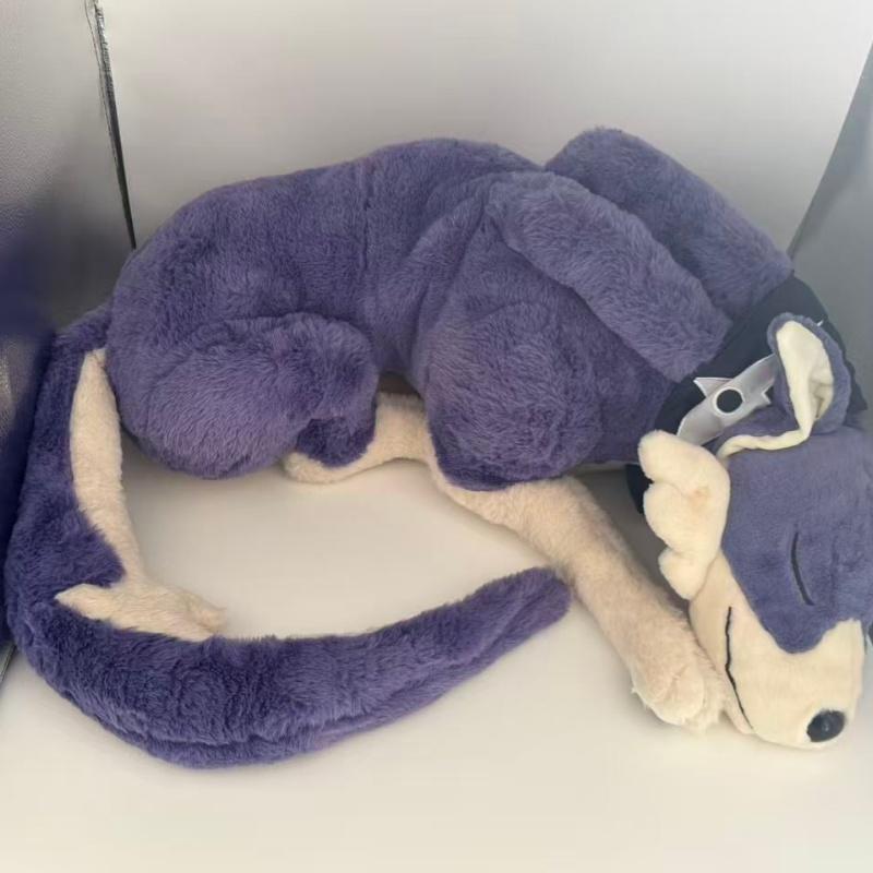 60cm Big Size Monster Hunter Plush Palamute Canyne Pillow Doll Kawaii Dog Cushion Amuseable Toy Super Soft Gift Kids Game Anime