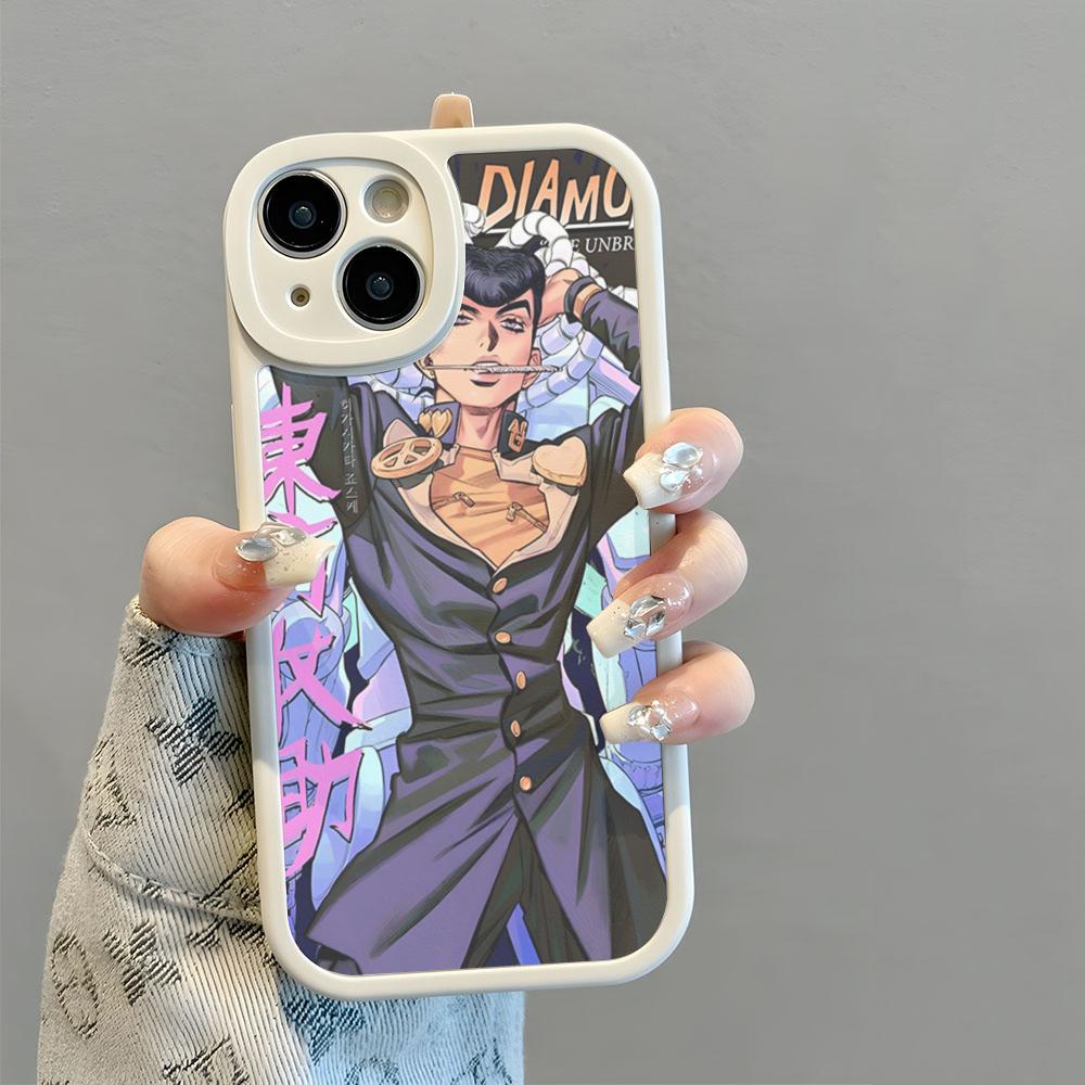 JoJo's Bizarre Adventure JoJo Anime Phone Case New 2025 Lambskin Silicone For Luminescent IPhone 16 15 14 11 12 13 Pro Max Mini
