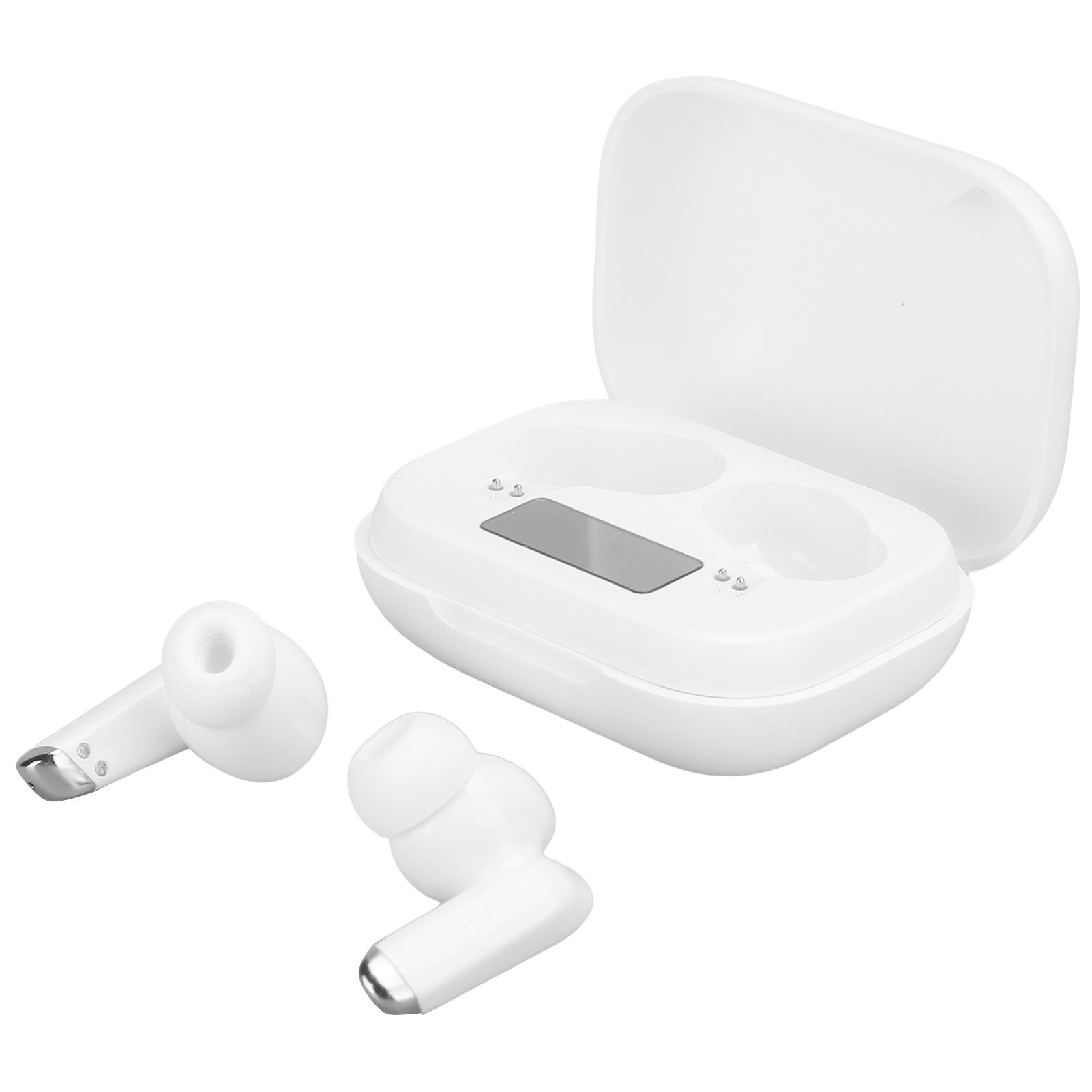 

BTJ70 TWS Bluetooth 5.0 Headset Dual Ears Noise Reduction Earbuds Touch Control Earphone(White ) білий