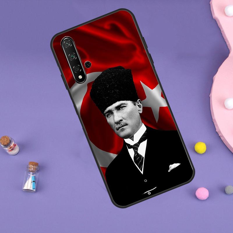 Türkei Mustafa Kemal Atatürk Für Huawei Nova 7i 8i 11i 12i 12s 9 10 SE Y60 Y61 Y70 Y72 Y73 Y90 Y91 P20 P40 P30 Lite Hülle