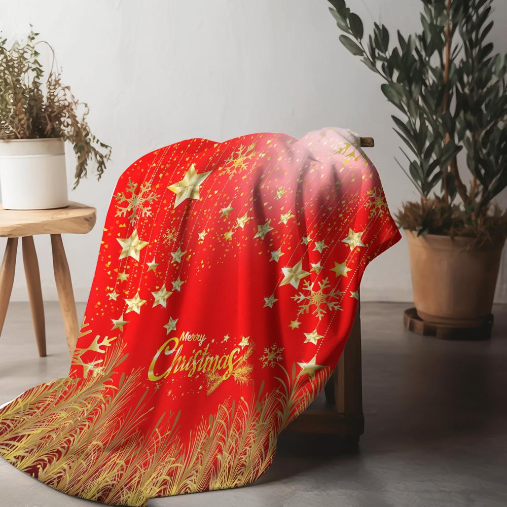 

Soft Throw Blanket Cozy Flannel Fleece Warm Home Decor Gift Christmas Farmhouse Aesthetic Room Decor Dorm Blanket 75x90cm