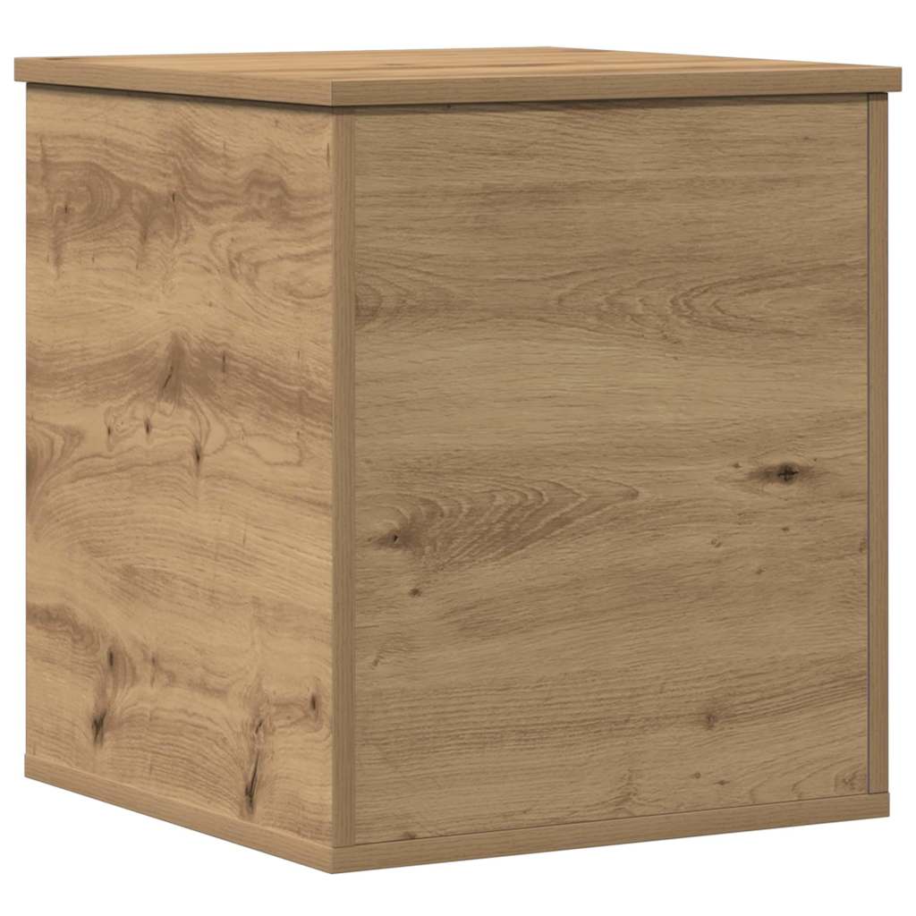 Storage Box Artisan Oak 40 x 42 x 46 cm Wood Based Material