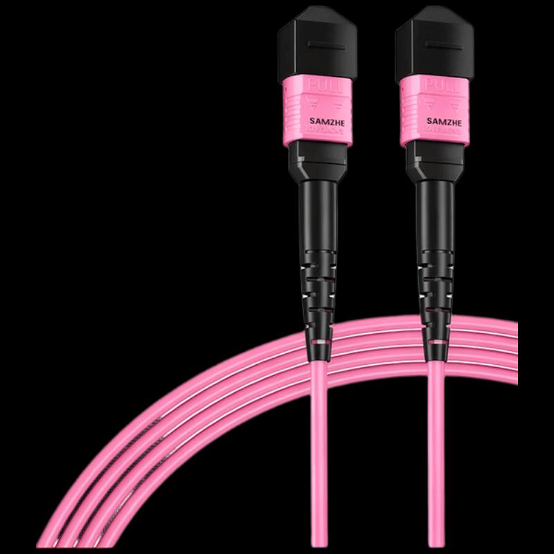 

SAMZHE G4-PP810 8-Core MPO OM4 Multimode Fiber Patch Cable
