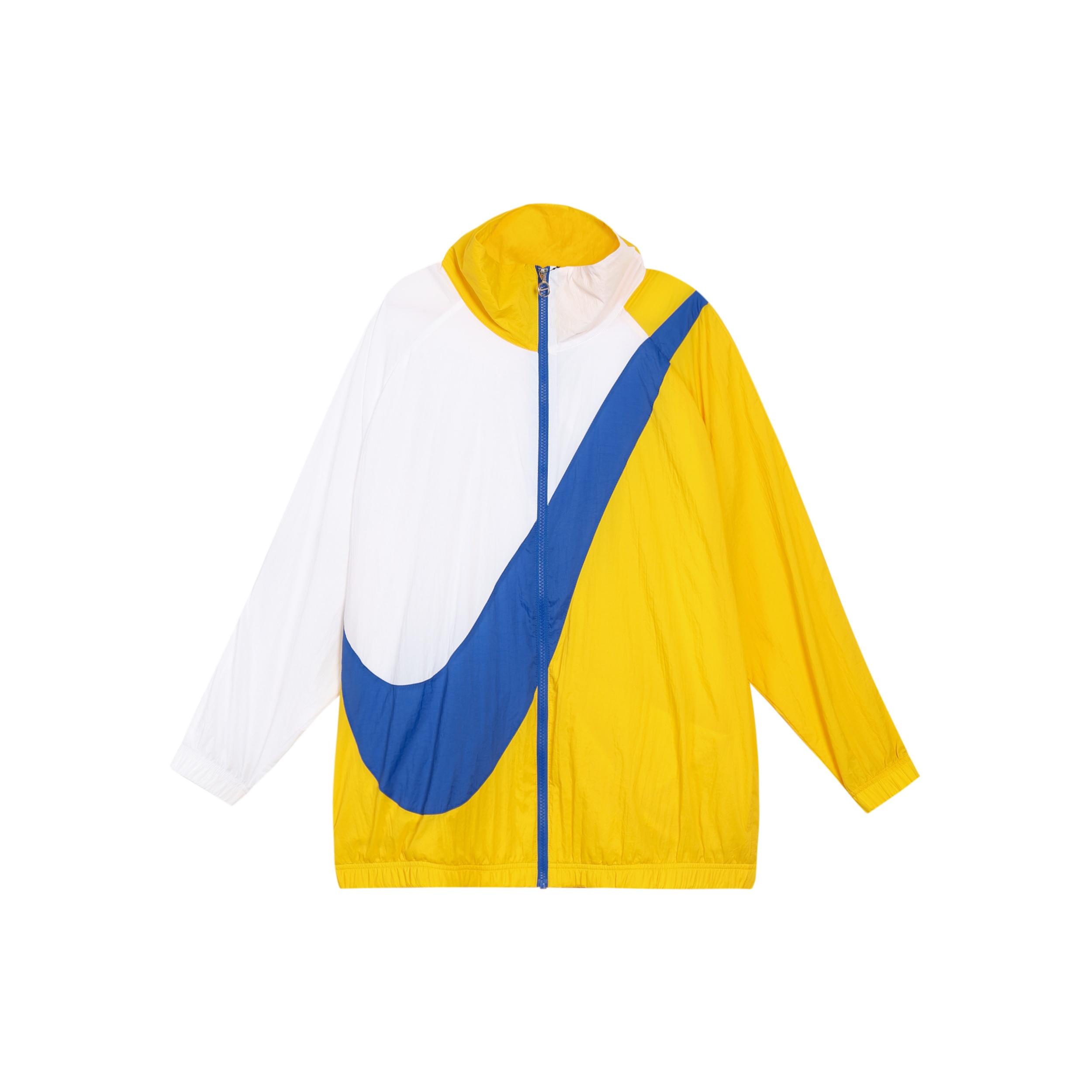 (WMNS) Nike Sportswear Swoosh Woven Jacket Yellow Women s BV3686-743 XL