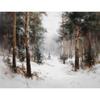 Minimal Landscape Vintage Winter Posters Tree Sketch Farmhouse Modern Prints Canvas Painting Wall Picture Home Living Room Decor