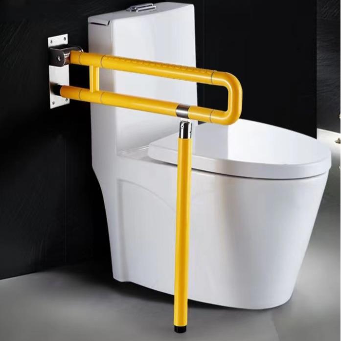 

Foldable U-Shaped Stainless Steel Anti-Slip Grab Bar for Barrier-Free Toilets