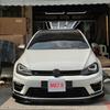 RevoZport Style Front Bumper Side Splitters for VW Golf Mk7 R (Not For R-Line) 2012-2016 Front Bumper Side Canard Spoiler Wings