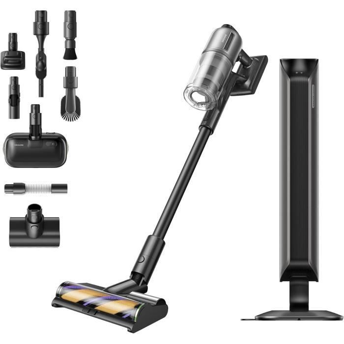 Dreame Z40 Station 310AW Aspirateur Balai sans Fil avec vidage Automatique hub de dépoussiérage, 28Kpa, Nettoyage de 160 Min,