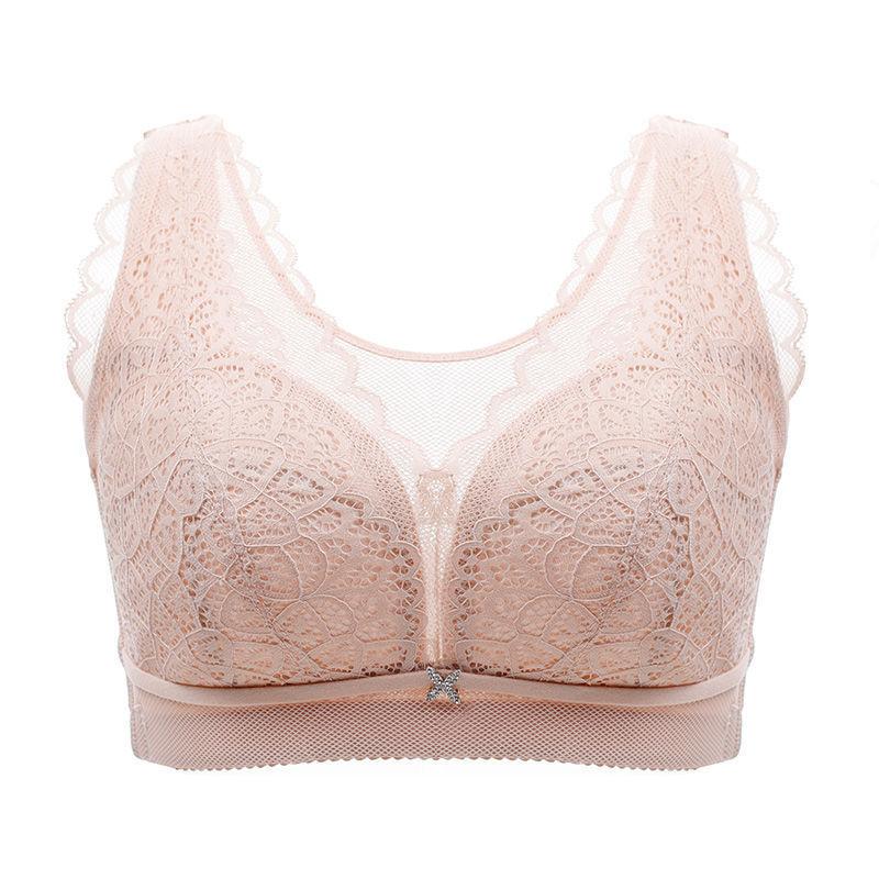 Large Size Lingerie for Women Anti Sagging Thin Bra Strapless and Anti Light Out Bra