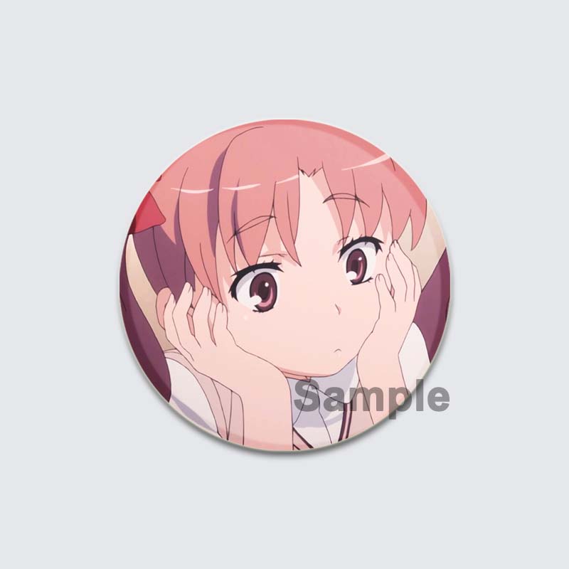 32/44/58mm A Certain Scientific Railgun HD Brooch Anime Badge Cartoon Figure Misaka Mikoto/Wannai Kinuho Round Display Pins Jewelry Gifts