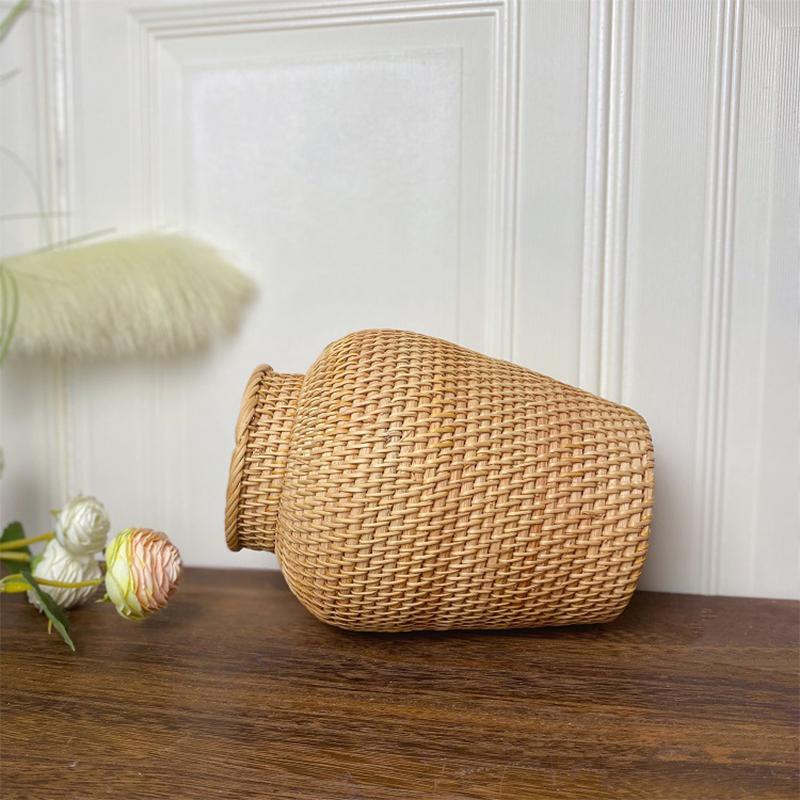 Ručně tkané květinové aranžmá Ruční práce Ozdoby na plochu Antikolizní domácí umělecké dekorace