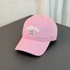 Fashion Hat Big Head Circle Letter Embroidery Soft Top Baseball Cap Califor American Men's and Women's Fashion Casual Face Duck Tongue