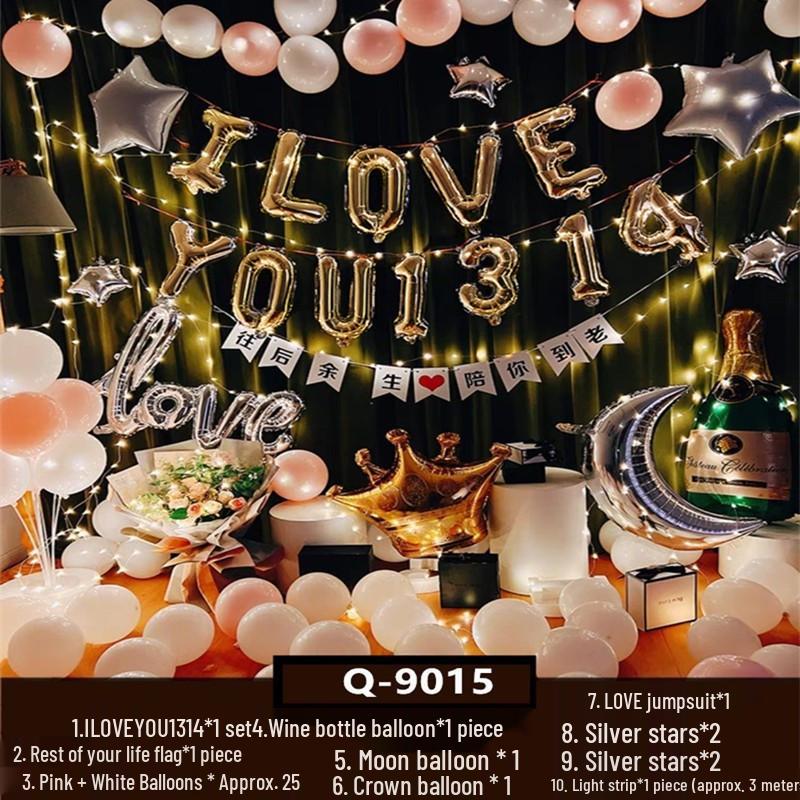 Romantic Proposal & Anniversary Balloons for Valentine's Day