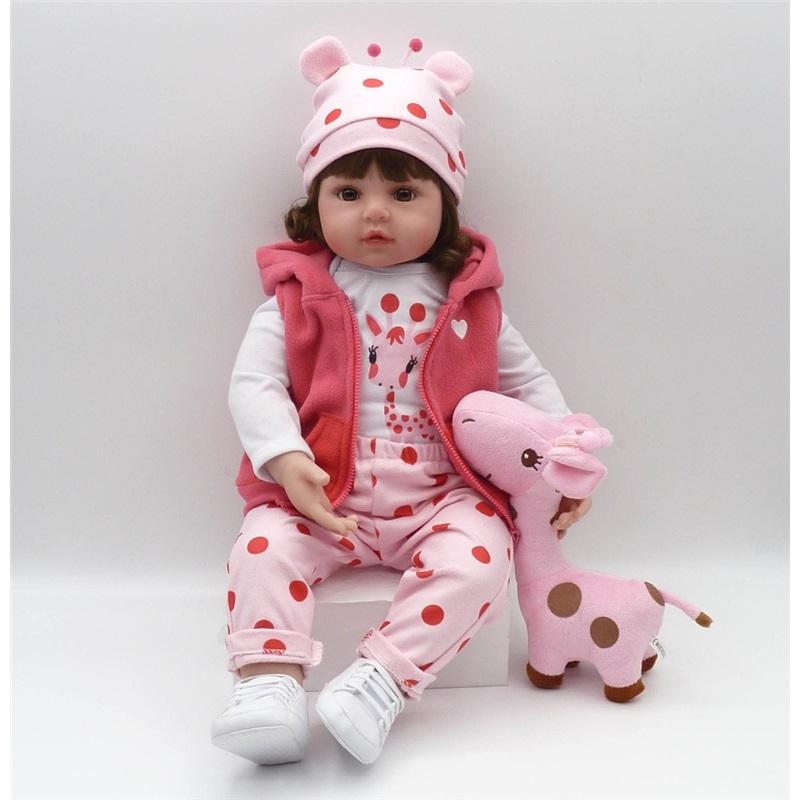Realistic Baby Doll 48cm 60cm Lifelike Reborn Doll For Kids High Quality Simulation Doll Gift Soft Touch Perfect For Playtime And Collecting 48cm