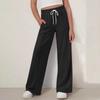 Kids' Fashion Boys' & Girls' Youth Size Elastic Waist Wide-Leg Solid Color Straight-Leg Outerwear Casual Pants