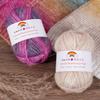 3Pcs/150g Gradual Change Sprayed Wool Yarn Cotton Thread Mohair Medium Thick Handmade DIY Knitting Woven Scarf Sweater