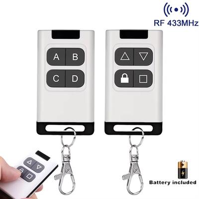433MHz Remote Control Smart Copy Duplicator 4 Button Electric Garage Door Gate Remote Cloning 433.92 MHz Transmitter
