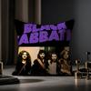 Black Sabbath Cushion Cover Anti-dustmite Pillowcase Invisible Zipper Silky Short Plush Sofa Cushion Cover