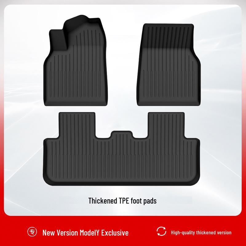 Tesla Model Y 3-Piece Front & Rear Trunk Mat Set (Refresh 25)