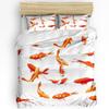 Animal Green Fish Duvet Cover Bed Bedding Set For Double Home Textile Quilt Cover Pillowcases Bedroom Bedding Set (No Sheet)