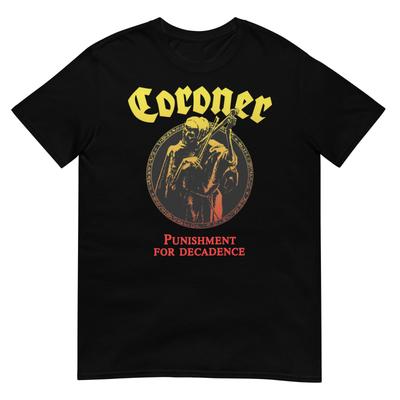 CORONER "Punishment For Decadence" (One Sided) T-SHIRT