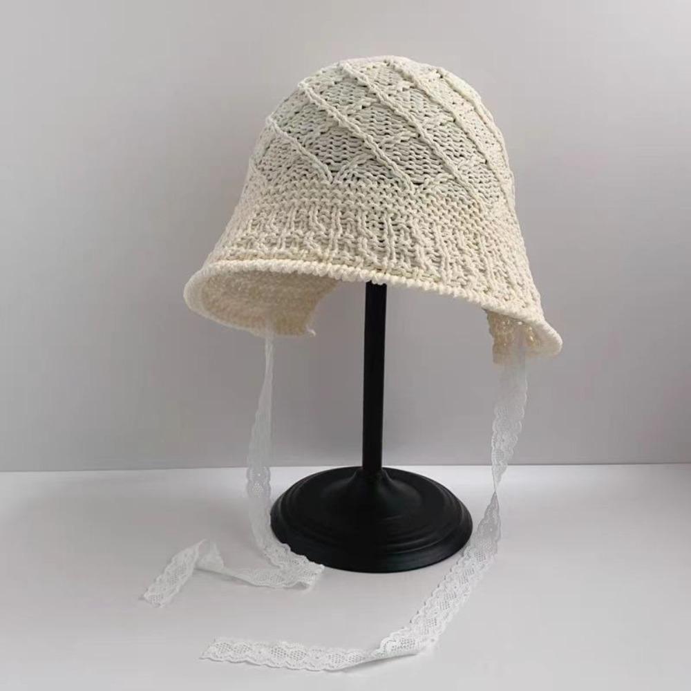 Lace Sunscreen Hat Anti-UV Beach Hat New Visor Cap  Summer