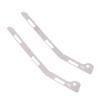 2 Piezas Hebilla de Placa Metálica Para Accord Octava Generación 2008 2013 Soporte Frontal de Parachoques Soporte de Fijación Resistente al Óxido