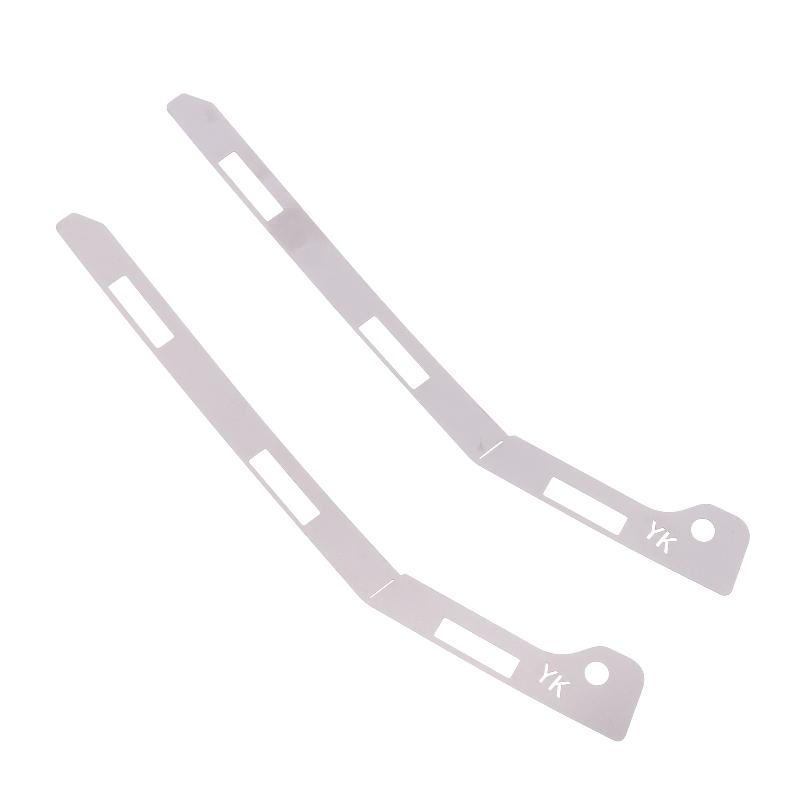 2 Piezas Hebilla de Placa Metálica Para Accord Octava Generación 2008 2013 Soporte Frontal de Parachoques Soporte de Fijación Resistente al Óxido