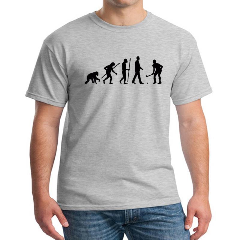 Evolution Field Hockeyer Unisexs Print Tshirt 100 Cotton Male Tops Tee Casual Popular Fashion Oneck T Shirt Harajuku Streetwear